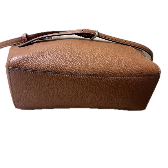 Kate Spade Monica Satchel, Brown Pebble Leather - Picture 8 of 10